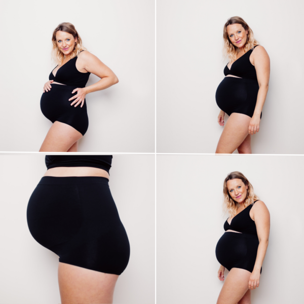 Bauchgefühl Slip mit Model Bild Schwarz