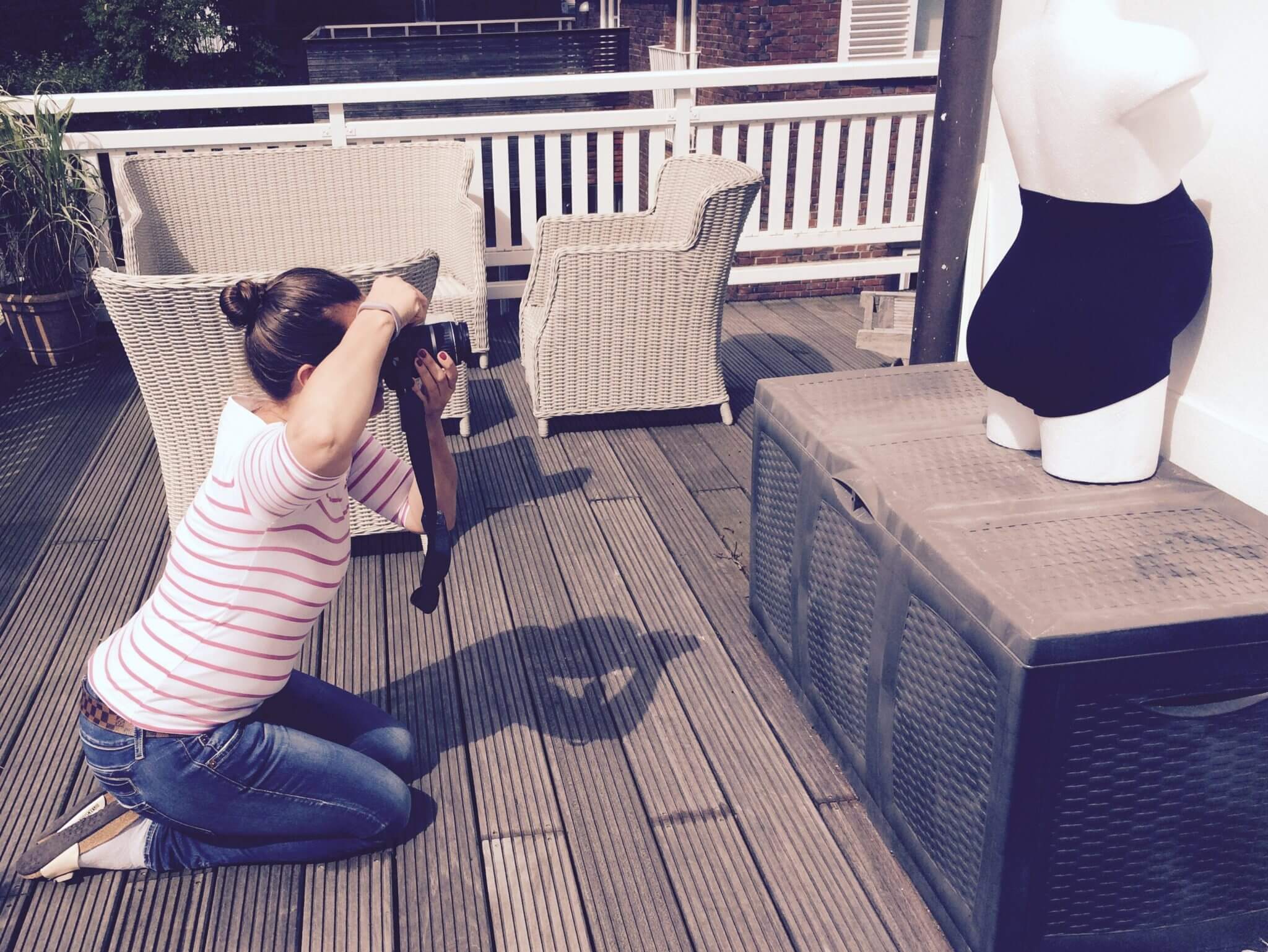 Daniela fotografiert Bauchgefühl