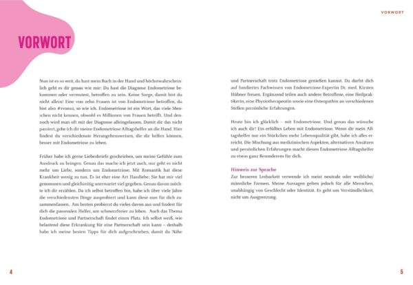 Einblick ins Buch Endometriose Ratgeber