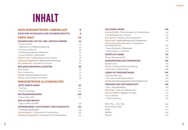Einblick ins Buch Endometriose Ratgeber