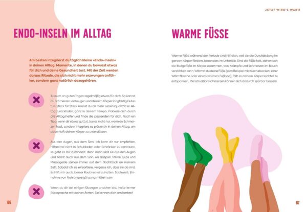 Einblick ins Buch Endometriose Ratgeber