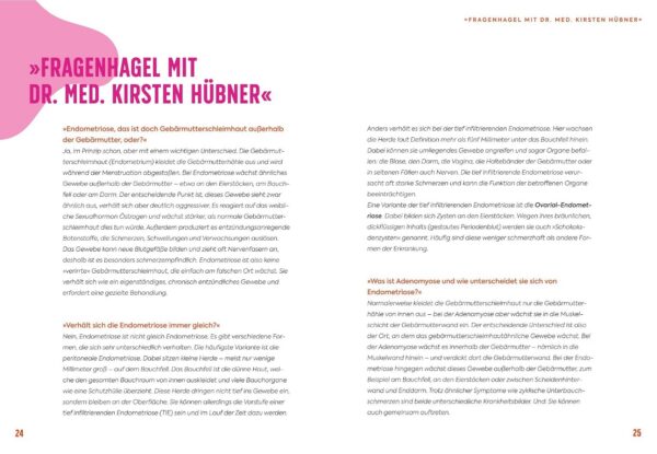 Einblick ins Buch Endometriose Ratgeber